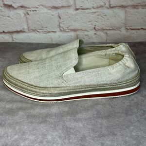 Prada Canvas Luxury Mens Slip On Shoes US 8